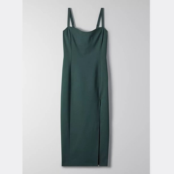 Aritzia Ten by Babaton Forest Green Midi Dress - Picture 5 of 15
